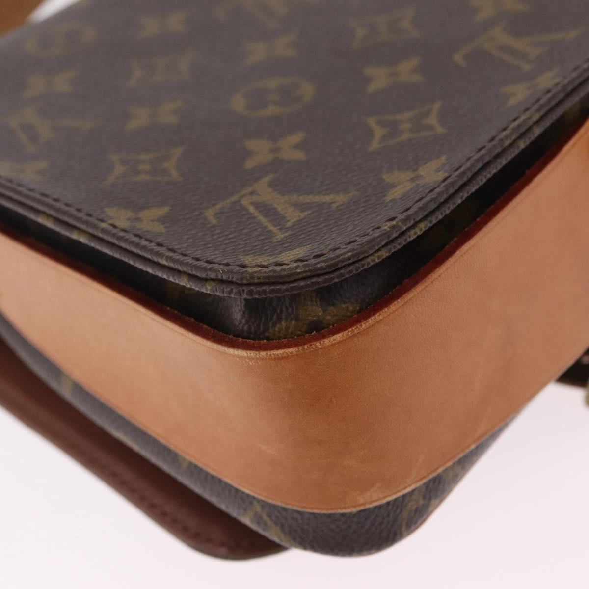 LOUIS VUITTON Monogram Cartouchiere MM Shoulder Bag M51253 LV Auth ka6790