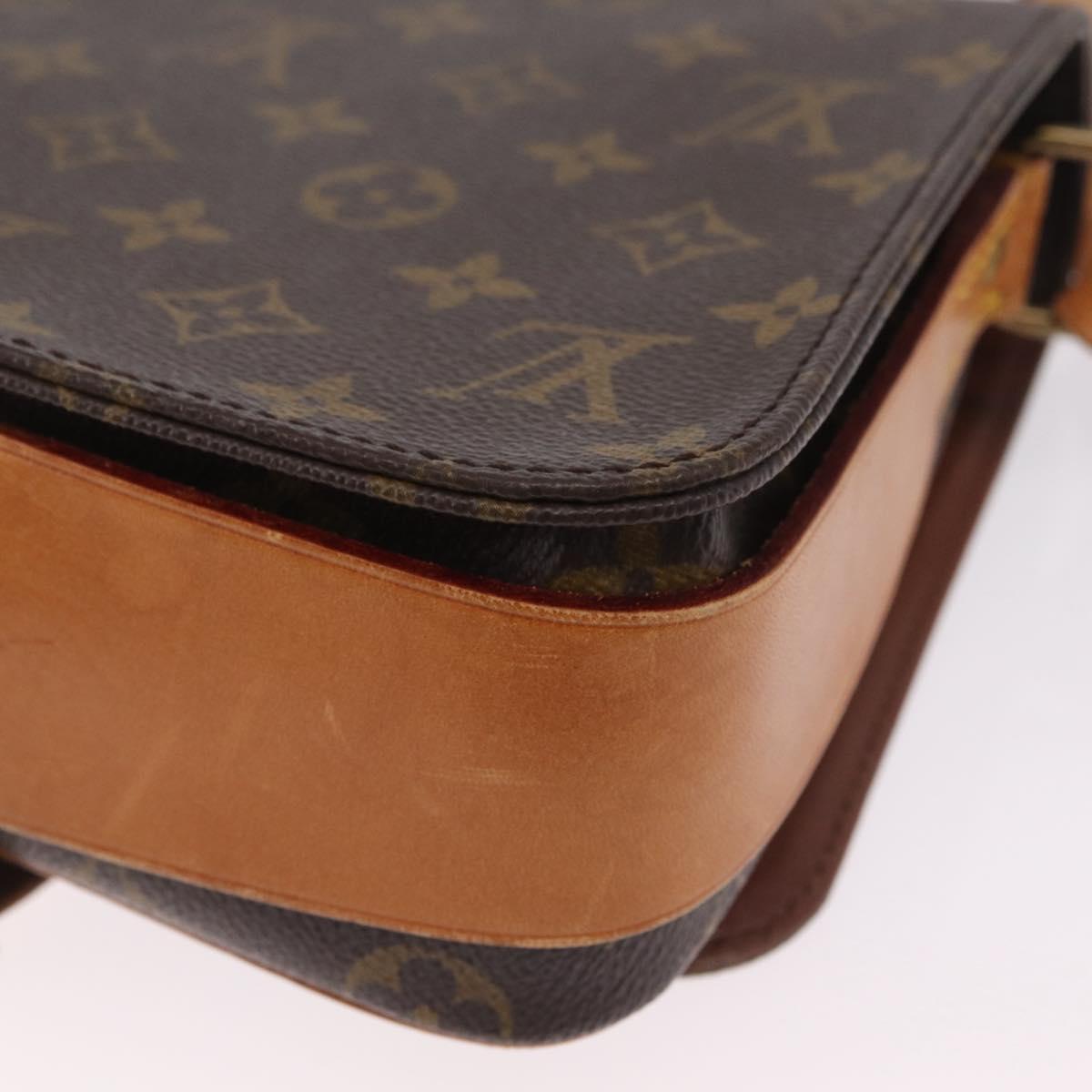 LOUIS VUITTON Monogram Cartouchiere MM Shoulder Bag M51253 LV Auth ka6790