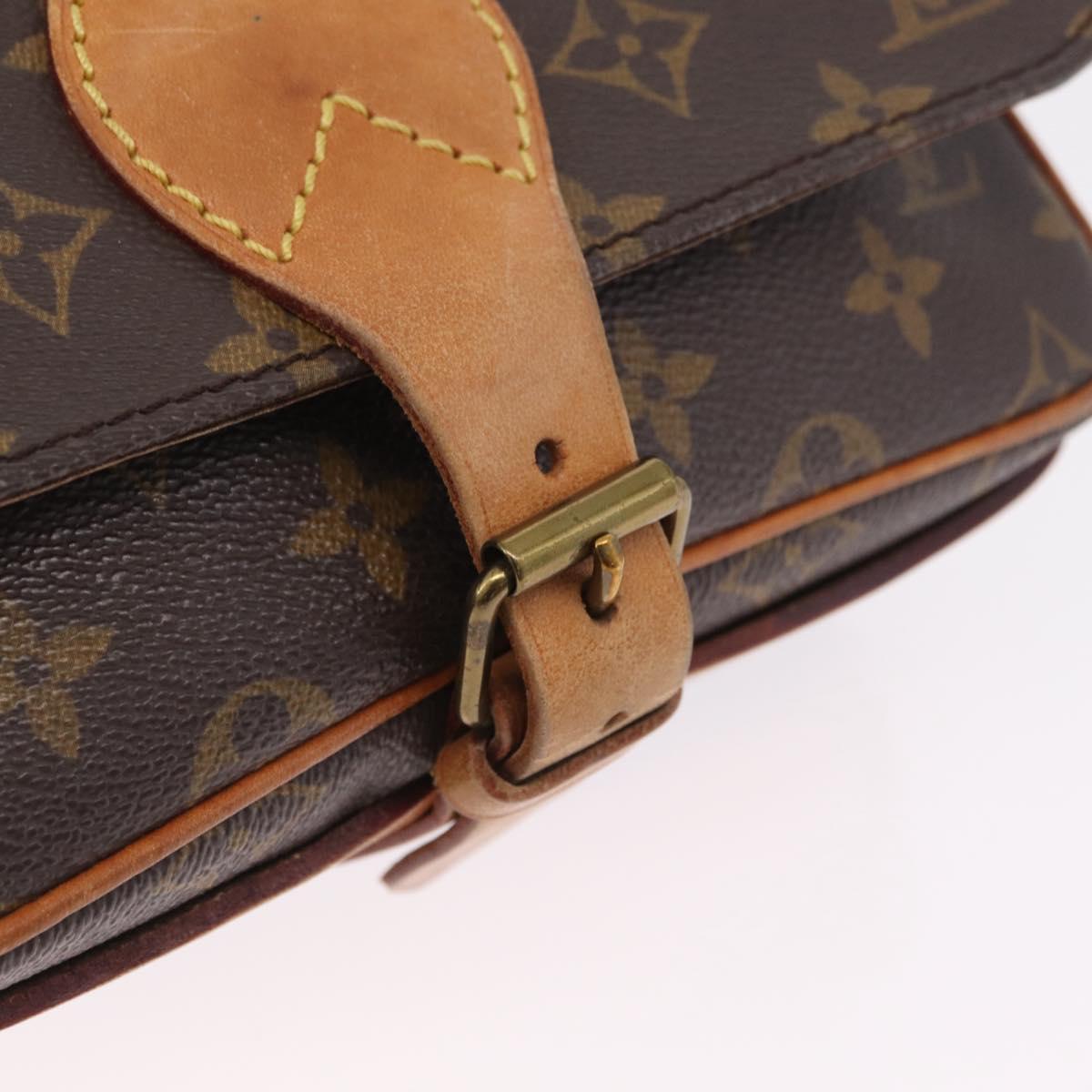 LOUIS VUITTON Monogram Cartouchiere MM Shoulder Bag M51253 LV Auth ka6790