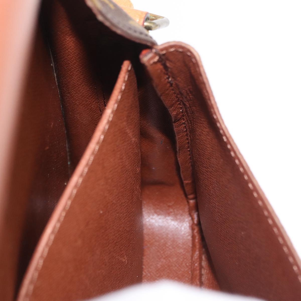 LOUIS VUITTON Monogram Cartouchiere MM Shoulder Bag M51253 LV Auth ka6790