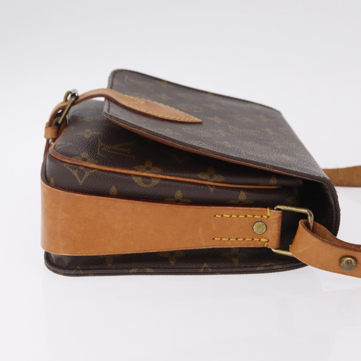 LOUIS VUITTON Monogram Cartouchiere MM Shoulder Bag M51253 LV Auth ka6790