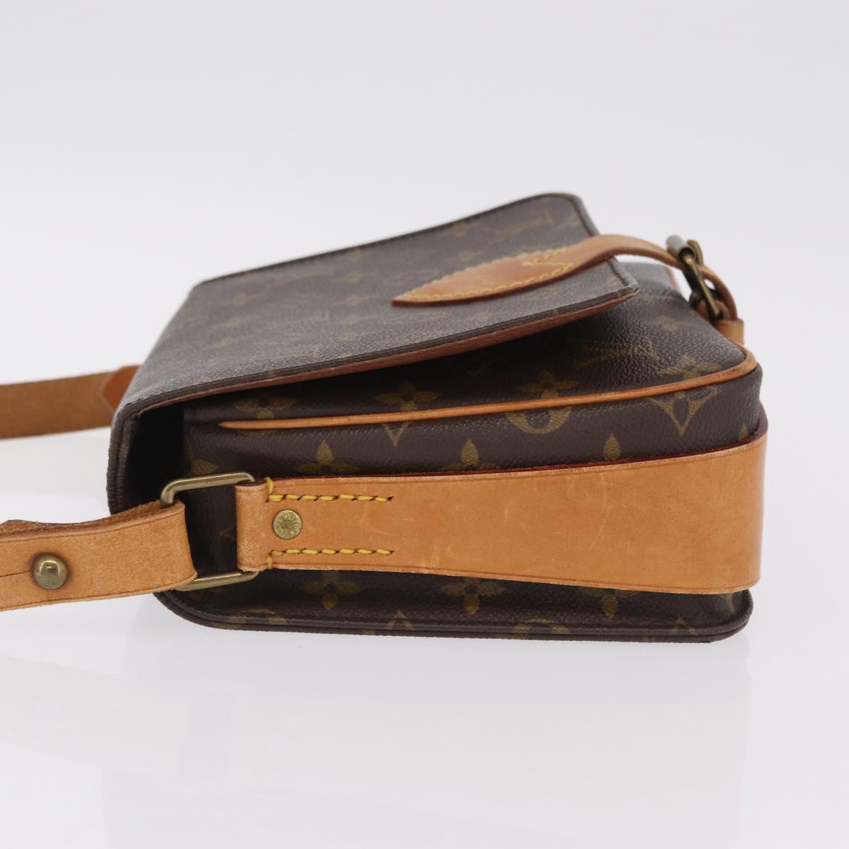 LOUIS VUITTON Monogram Cartouchiere MM Shoulder Bag M51253 LV Auth ka6790