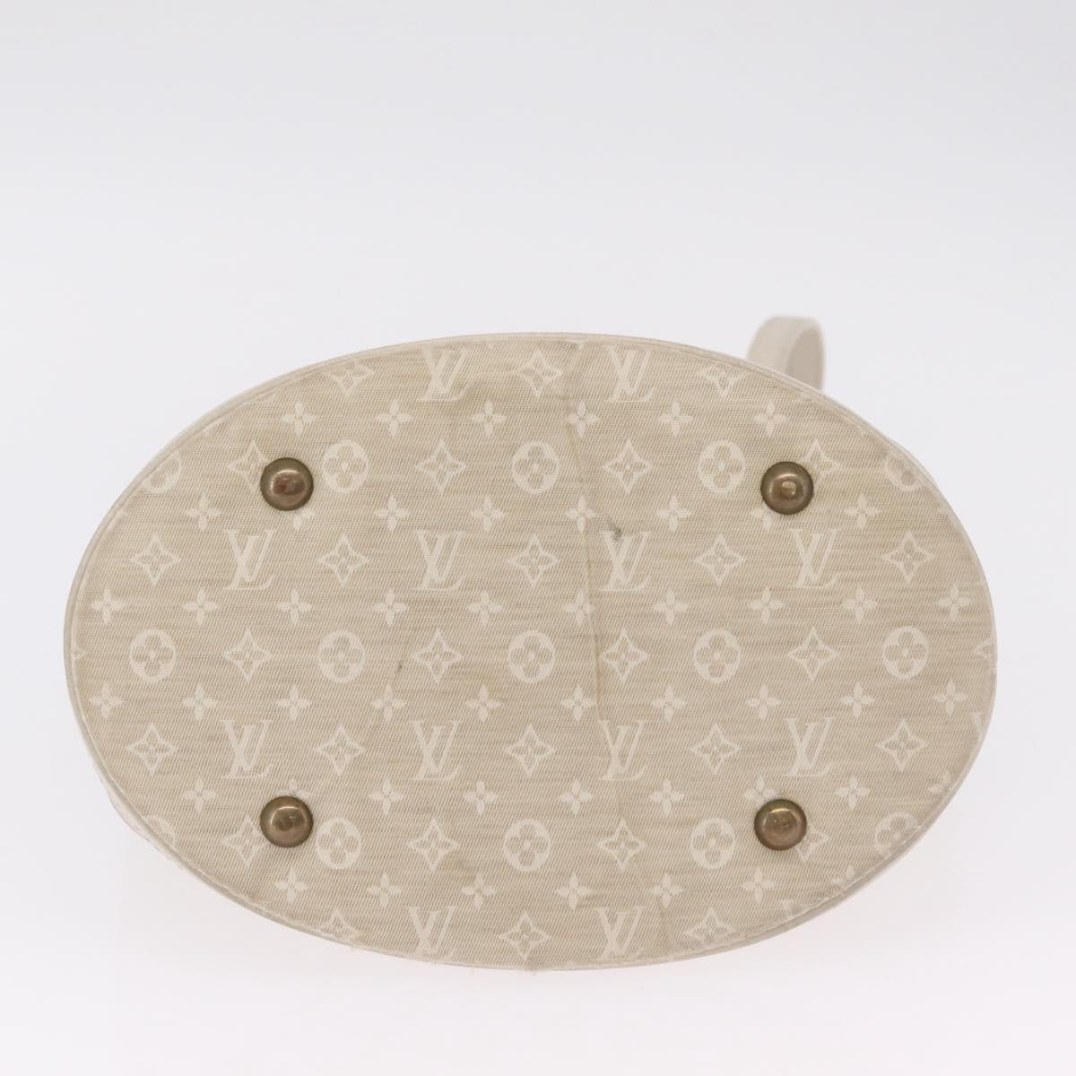 LOUIS VUITTON Monogram Mini Lin Bucket PM Shoulder Bag Dunne M95316 Auth ka6792