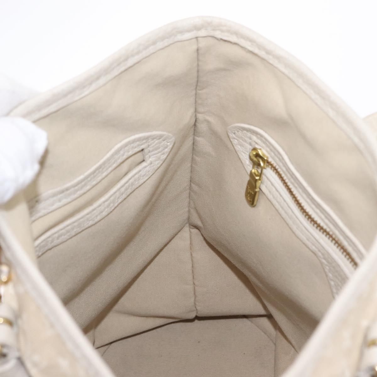 LOUIS VUITTON Monogram Mini Lin Bucket PM Shoulder Bag Dunne M95316 Auth ka6792
