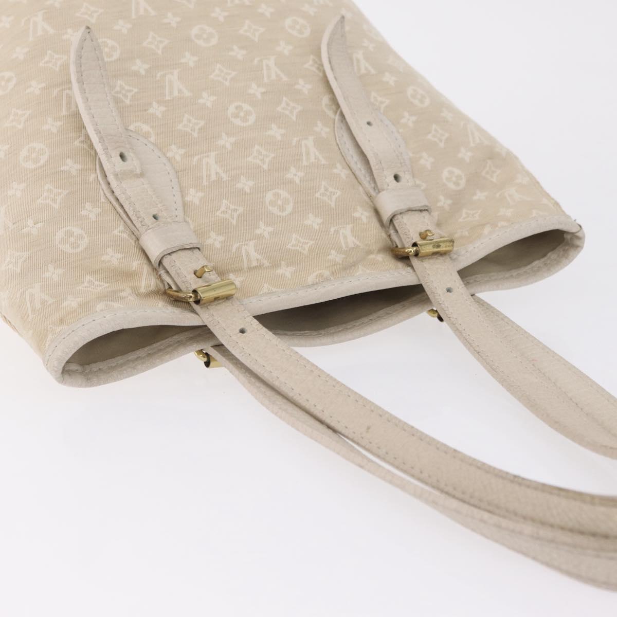 LOUIS VUITTON Monogram Mini Lin Bucket PM Shoulder Bag Dunne M95316 Auth ka6792