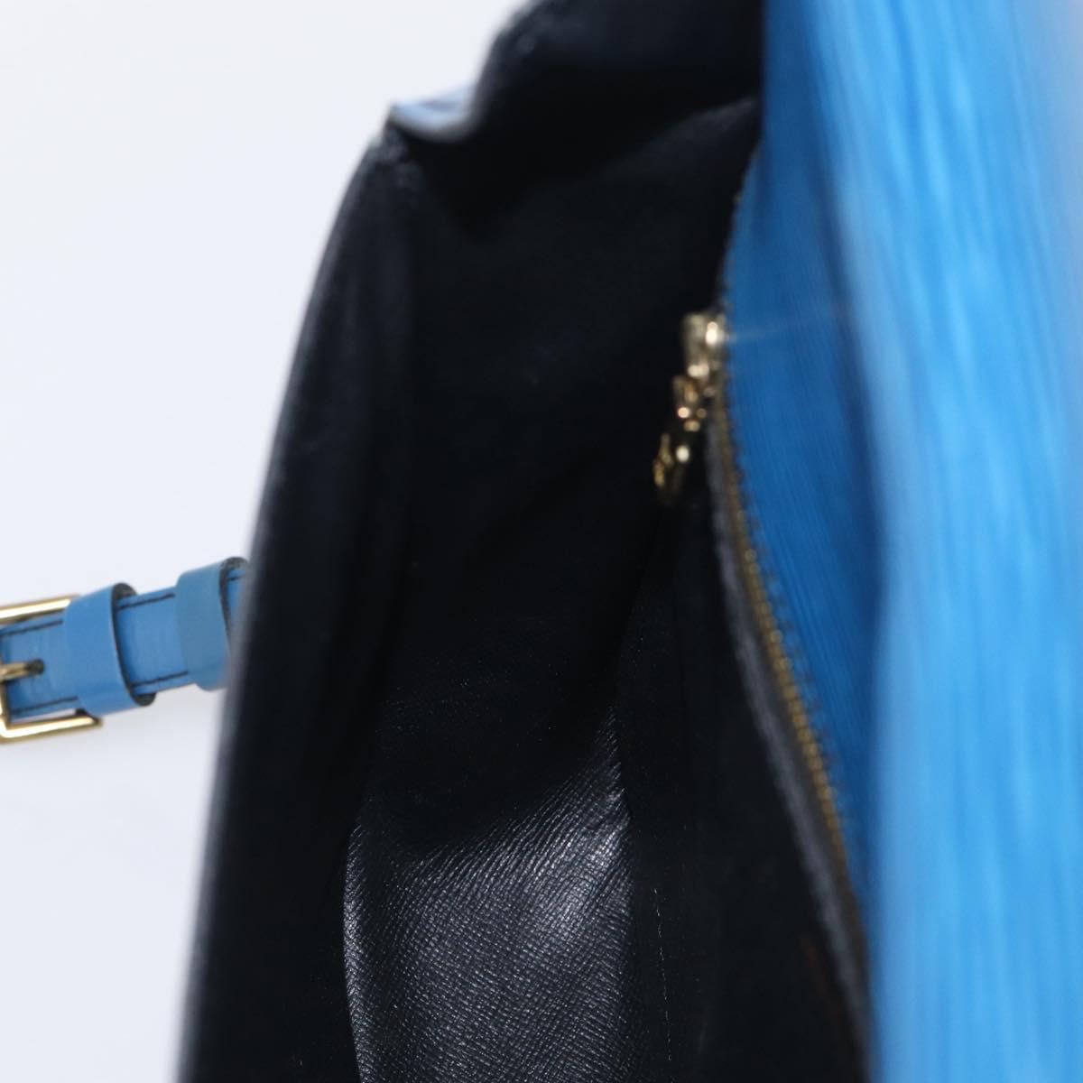 LOUIS VUITTON Epi Saint Cloud GM Shoulder Bag Toledo Blue M52195 LV Auth ka6795