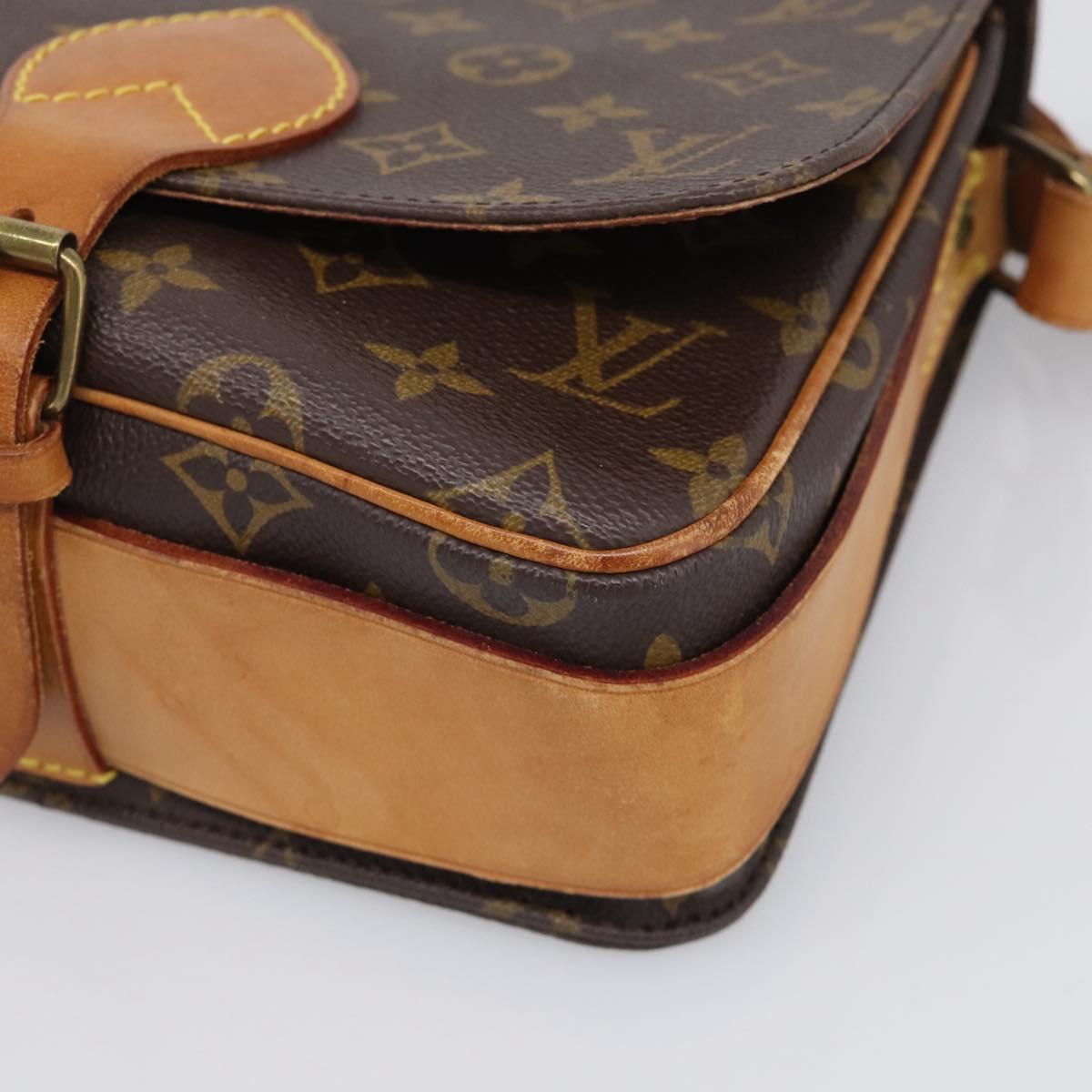 LOUIS VUITTON Monogram Cartouchiere MM Shoulder Bag M51253 LV Auth ka6796