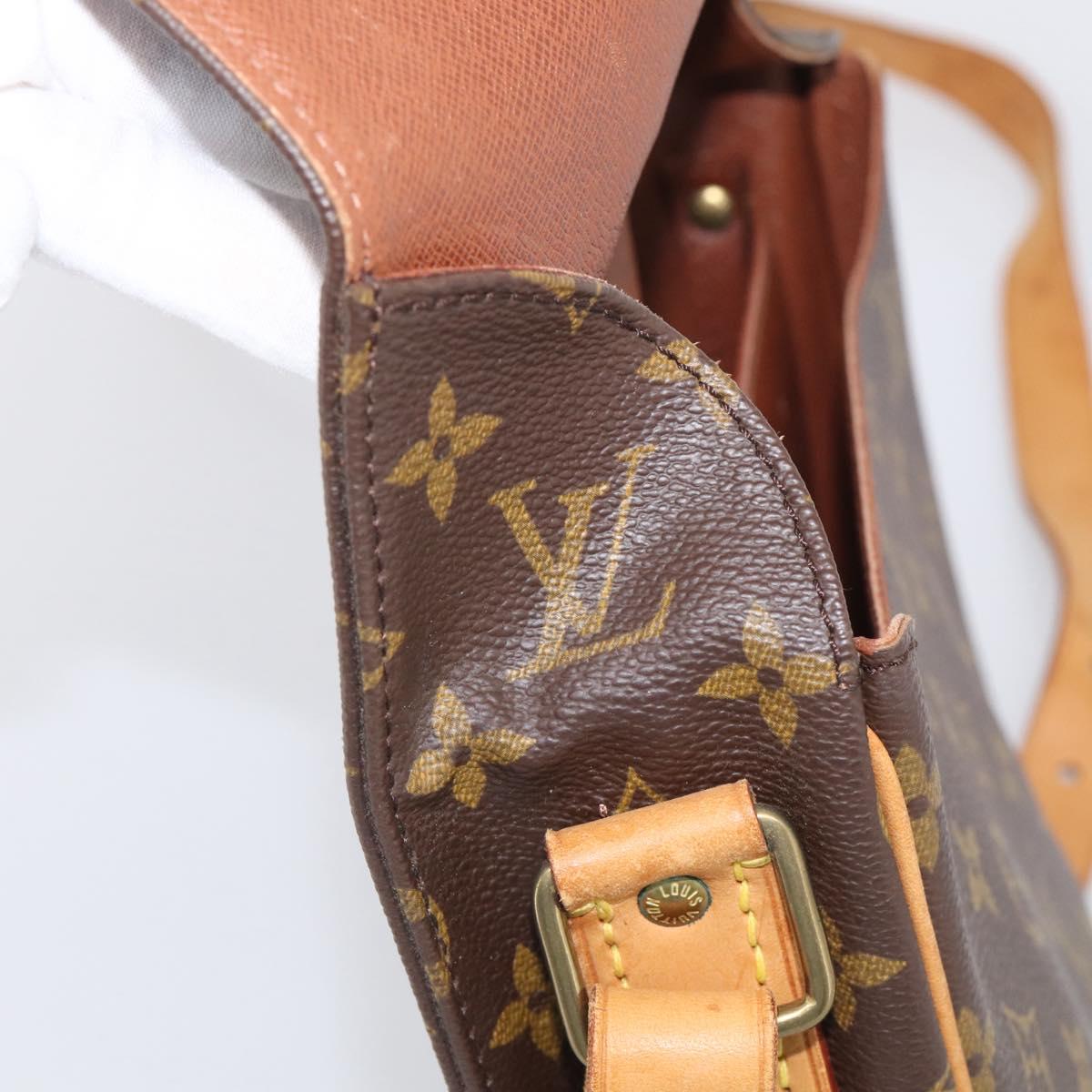 LOUIS VUITTON Monogram Cartouchiere MM Shoulder Bag M51253 LV Auth ka6796