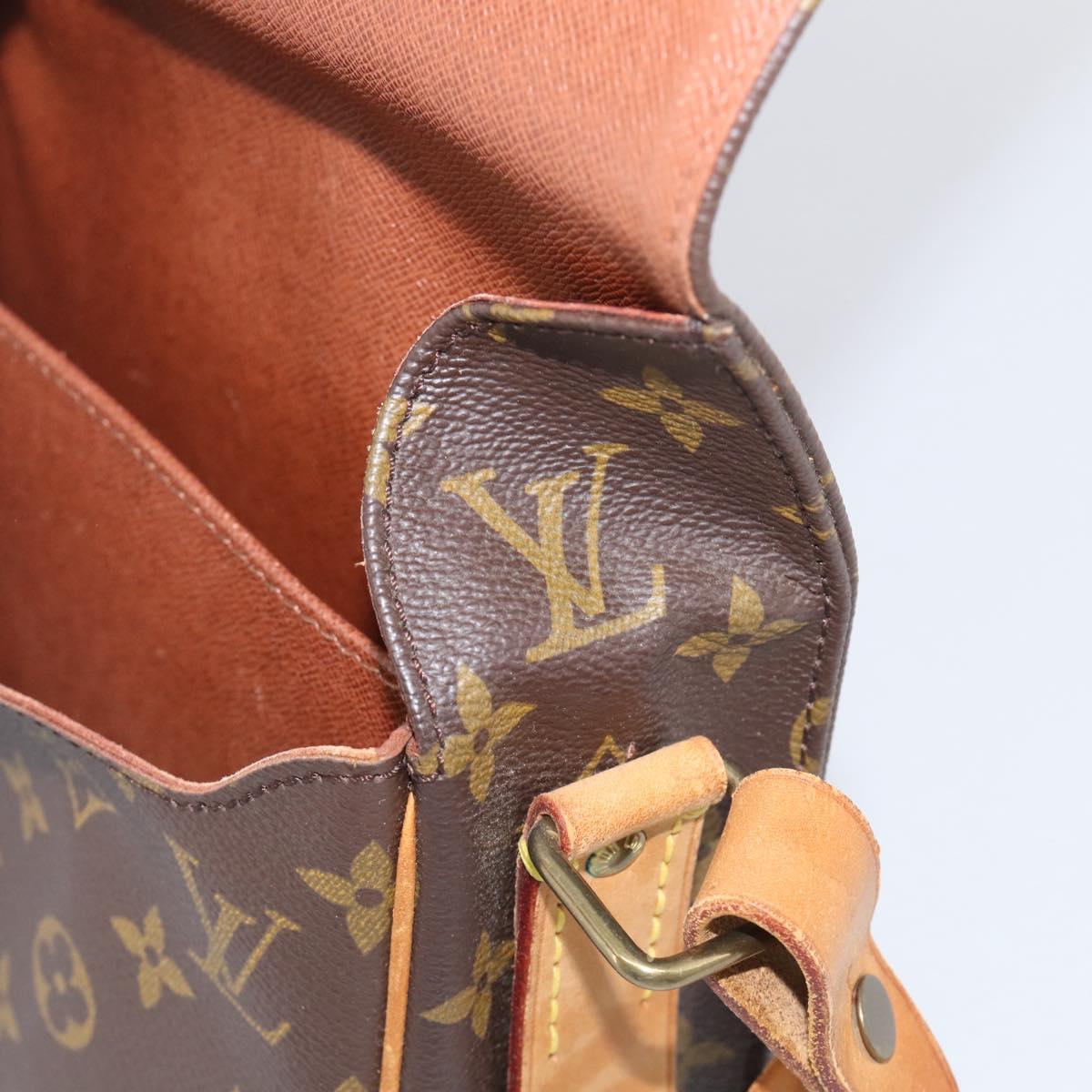 LOUIS VUITTON Monogram Cartouchiere MM Shoulder Bag M51253 LV Auth ka6796