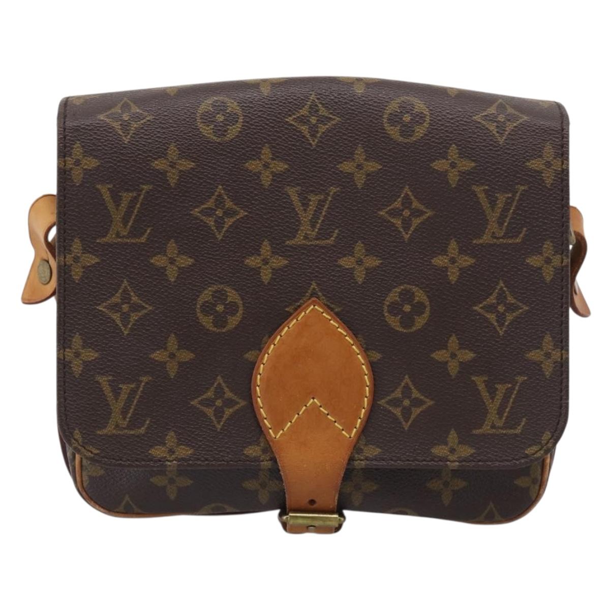 LOUIS VUITTON Monogram Cartouchiere MM Shoulder Bag M51253 LV Auth ka6796