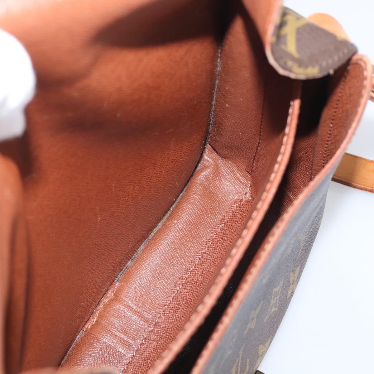 LOUIS VUITTON Monogram Cartouchiere MM Shoulder Bag M51253 LV Auth ka6796