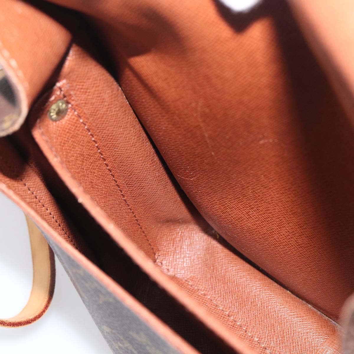 LOUIS VUITTON Monogram Cartouchiere MM Shoulder Bag M51253 LV Auth ka6796
