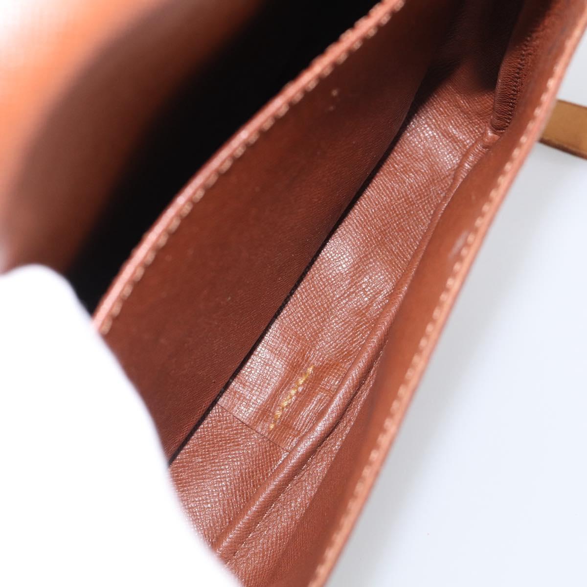 LOUIS VUITTON Monogram Cartouchiere MM Shoulder Bag M51253 LV Auth ka6796