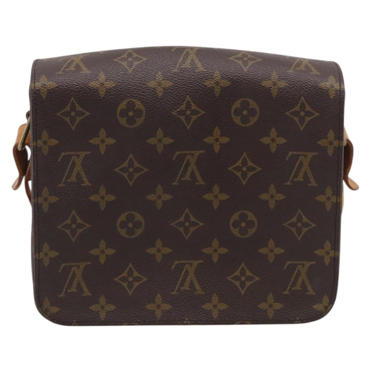 LOUIS VUITTON Monogram Cartouchiere MM Shoulder Bag M51253 LV Auth ka6796