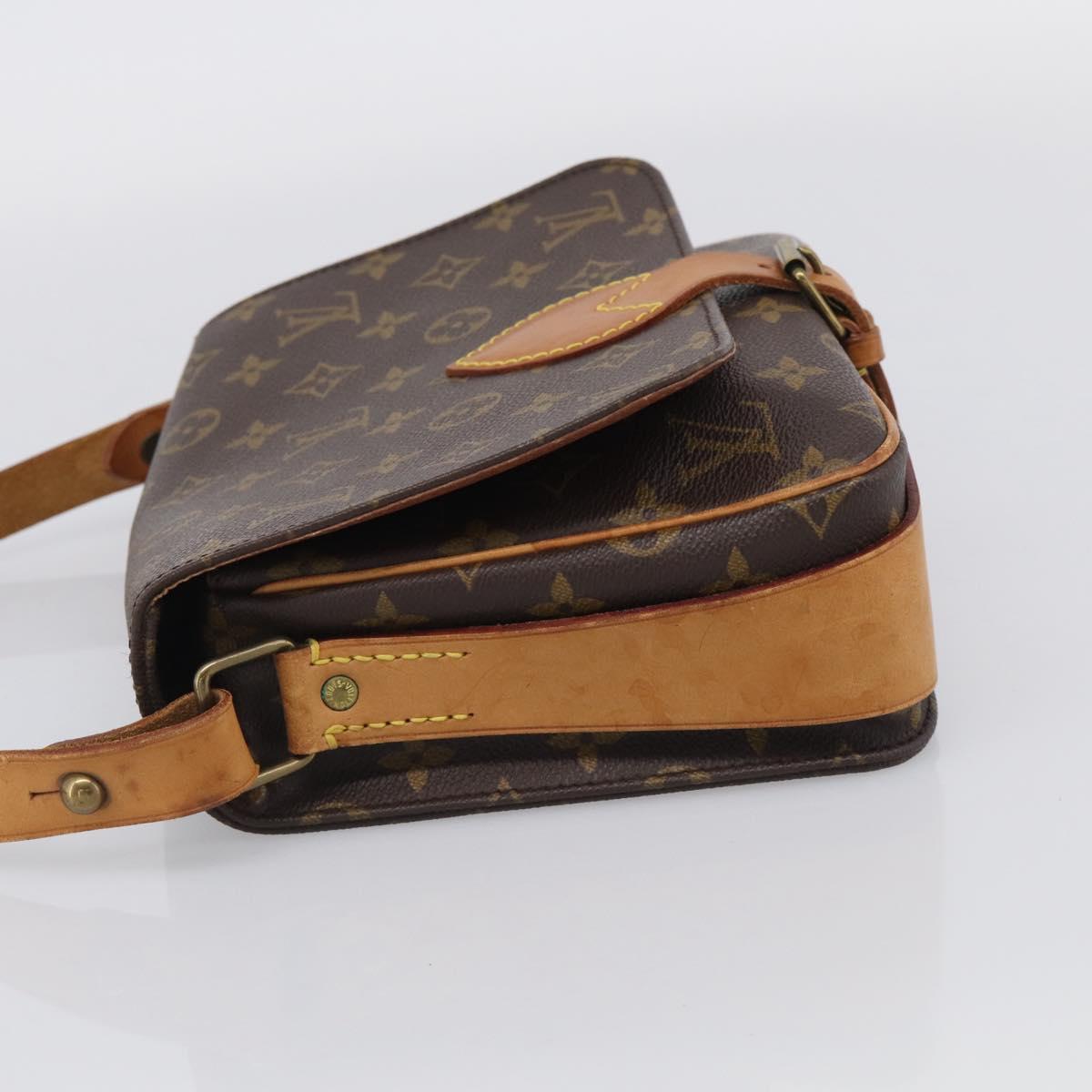 LOUIS VUITTON Monogram Cartouchiere MM Shoulder Bag M51253 LV Auth ka6796