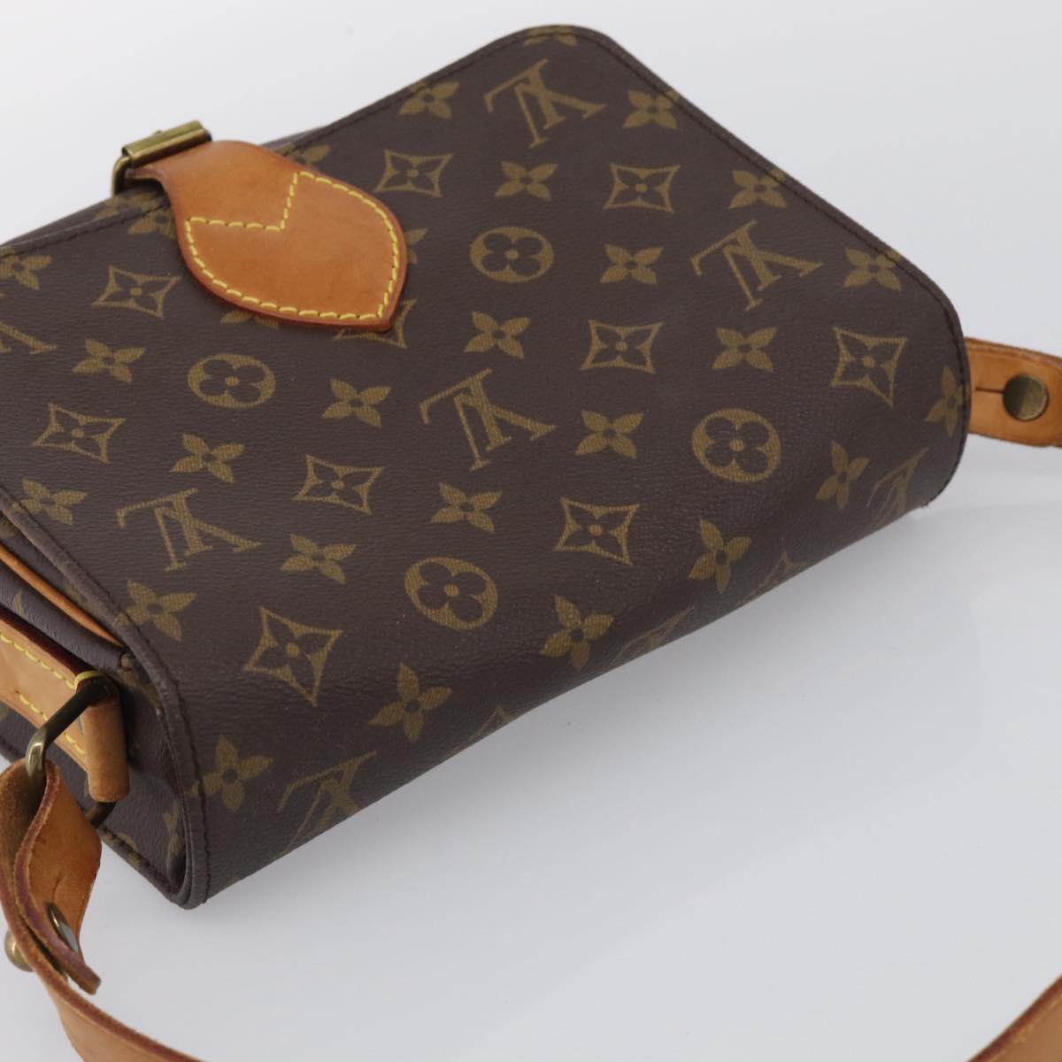 LOUIS VUITTON Monogram Cartouchiere MM Shoulder Bag M51253 LV Auth ka6796