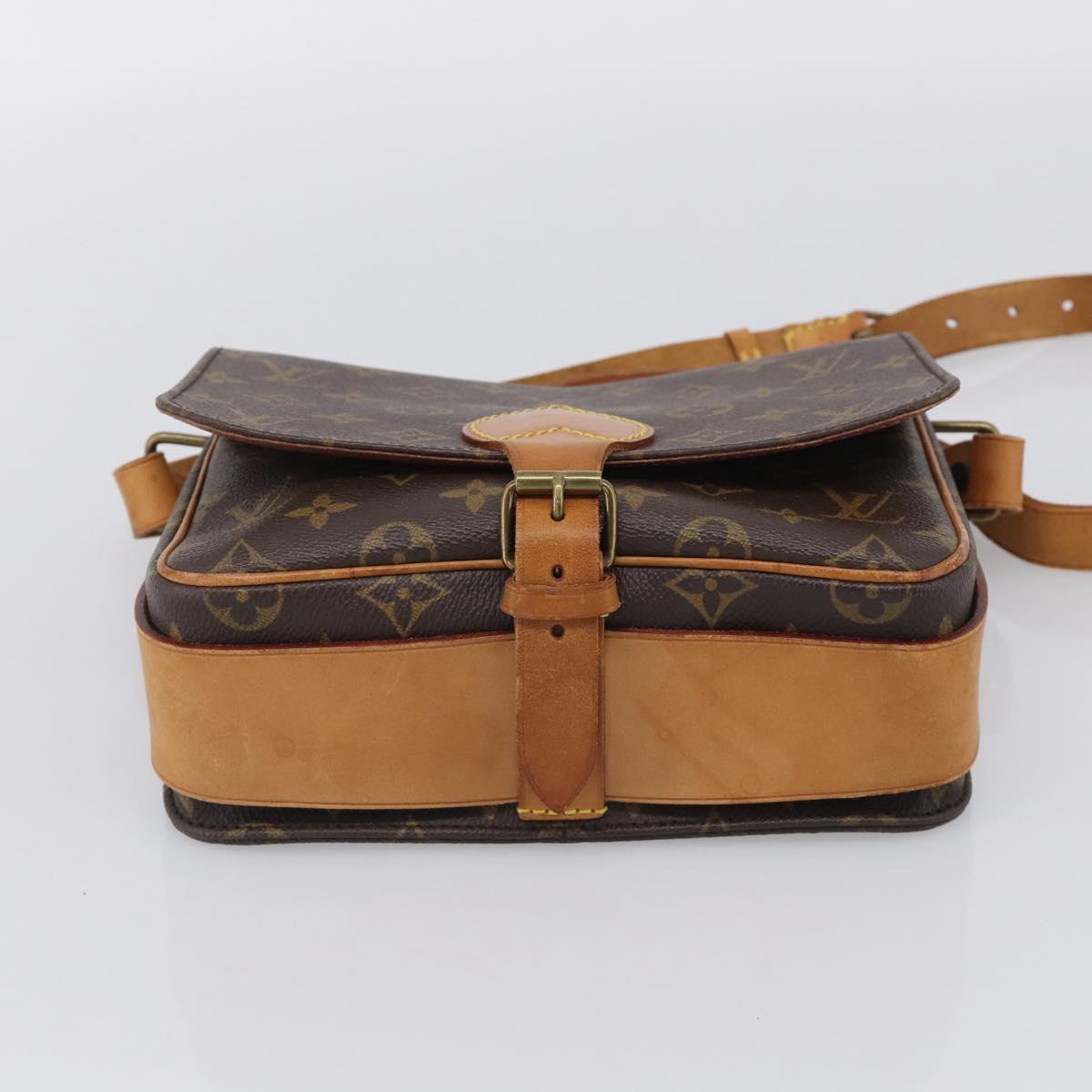 LOUIS VUITTON Monogram Cartouchiere MM Shoulder Bag M51253 LV Auth ka6796