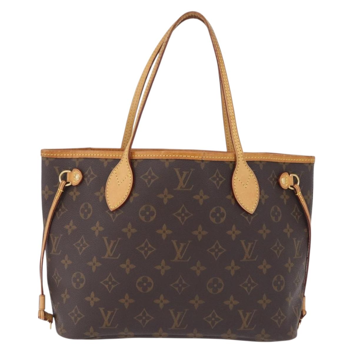 LOUIS VUITTON Monogram Neverfull PM Tote Bag M40155 LV Auth ka6803A