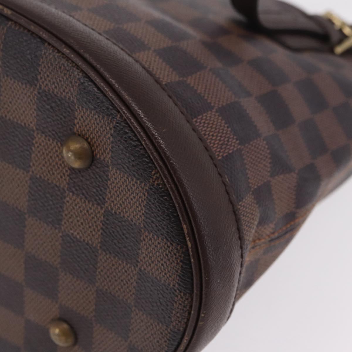 LOUIS VUITTON Damier Ebene Marais Shoulder Bag N42240 LV Auth ka6804