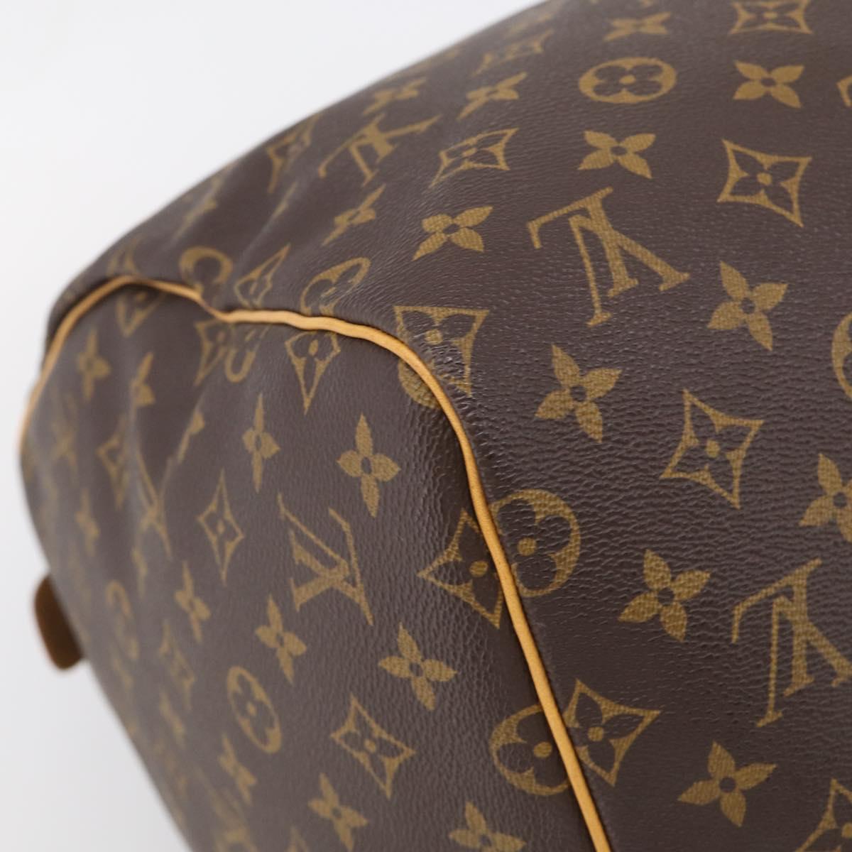LOUIS VUITTON Monogram Keepall 55 Boston Bag M41424 LV Auth ka6805V