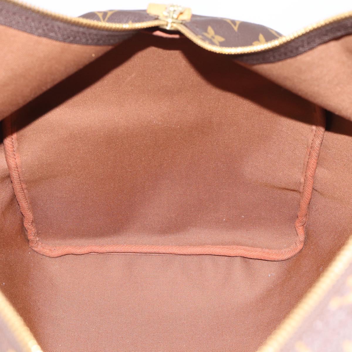 LOUIS VUITTON Monogram Keepall 55 Boston Bag M41424 LV Auth ka6805V