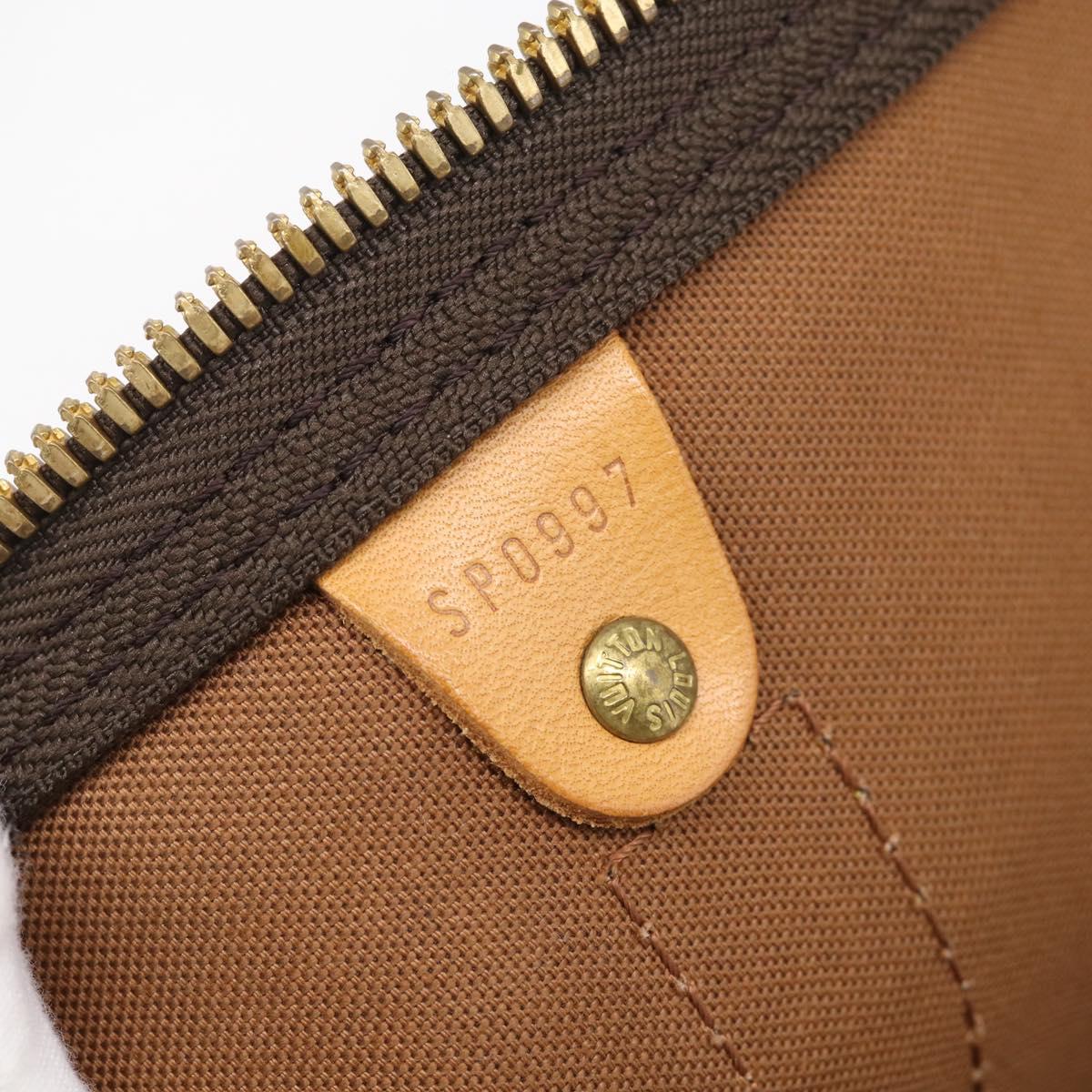 LOUIS VUITTON Monogram Keepall 55 Boston Bag M41424 LV Auth ka6805V