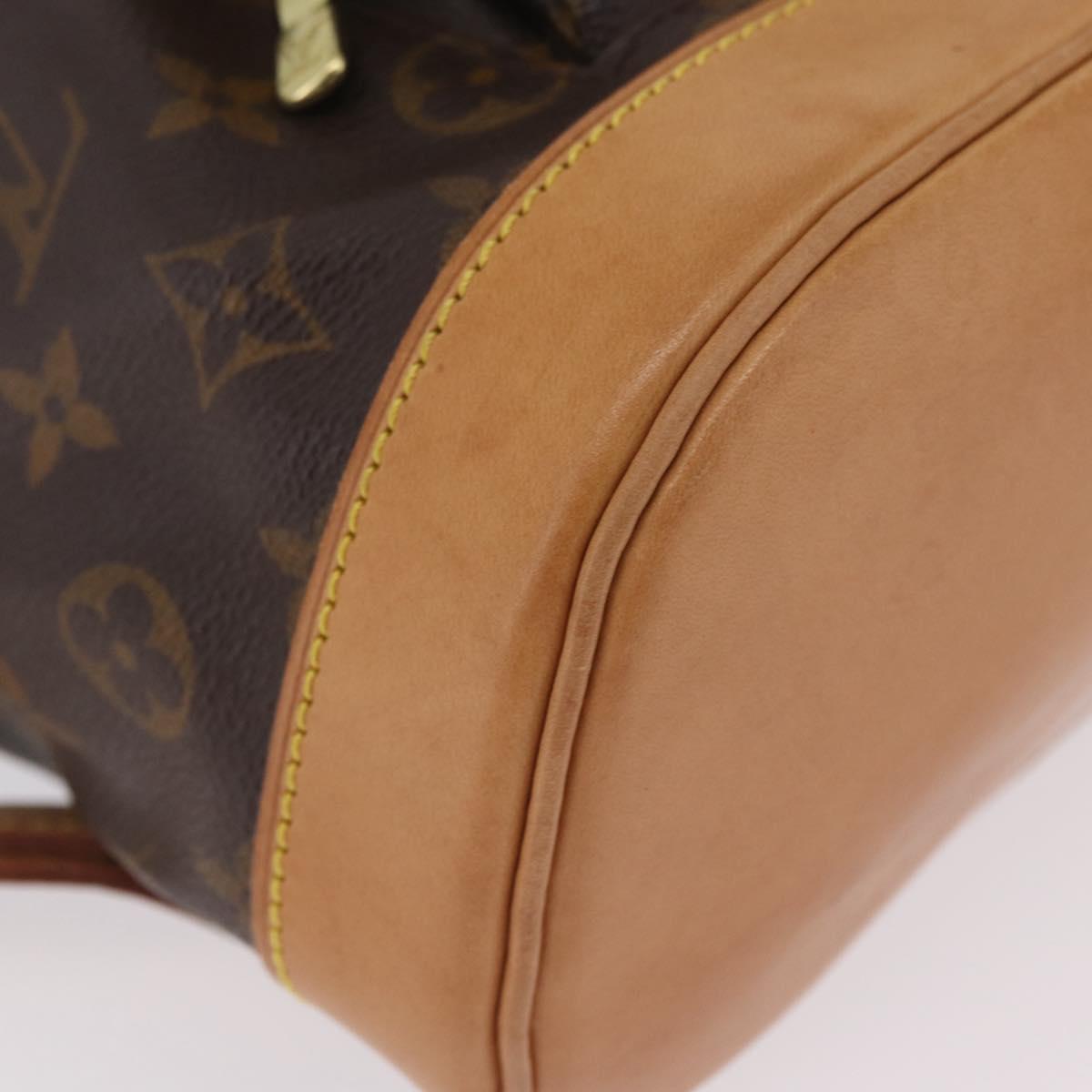 LOUIS VUITTON Monogram Montsouris MM Backpack M51136 LV Auth ka6809A