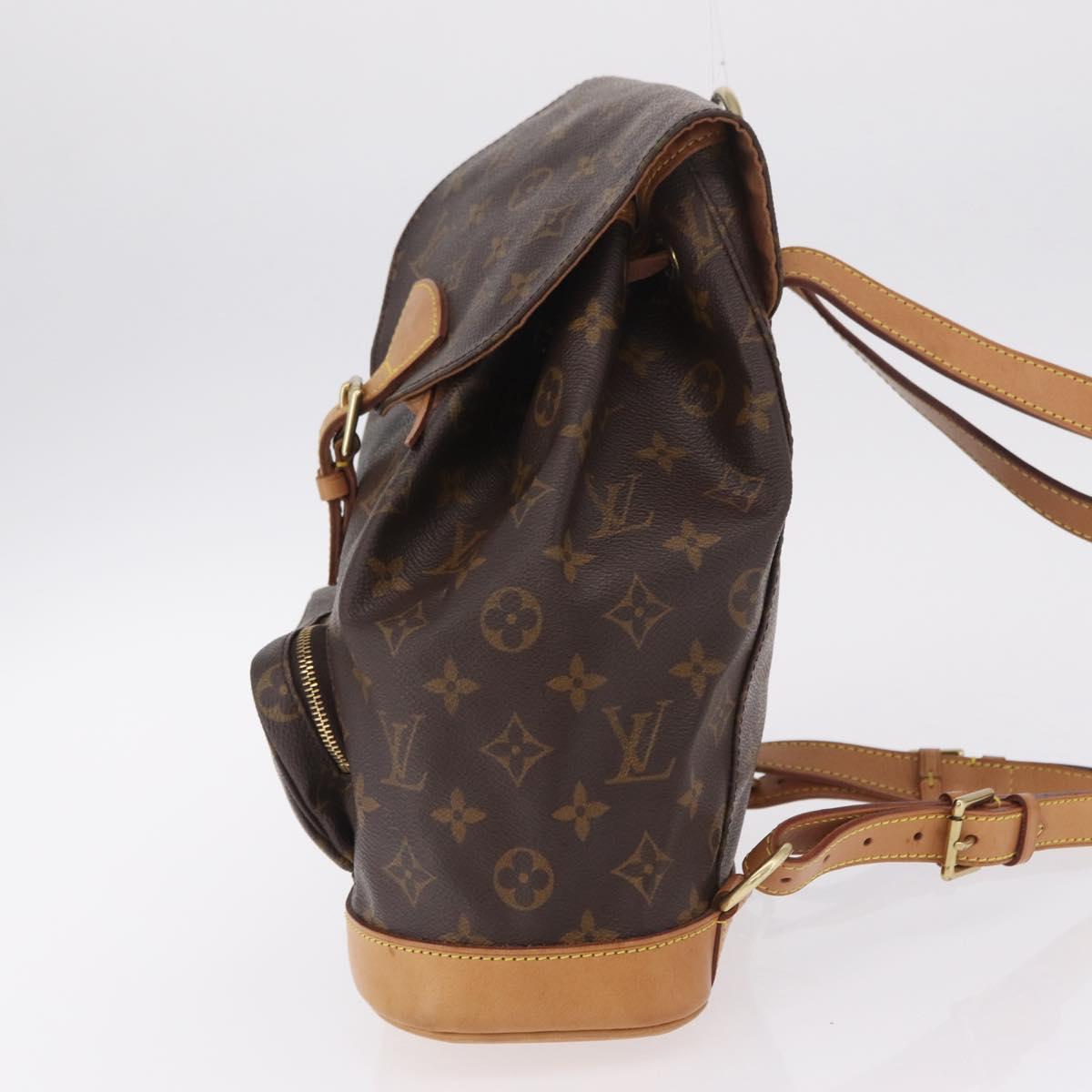 LOUIS VUITTON Monogram Montsouris MM Backpack M51136 LV Auth ka6809A