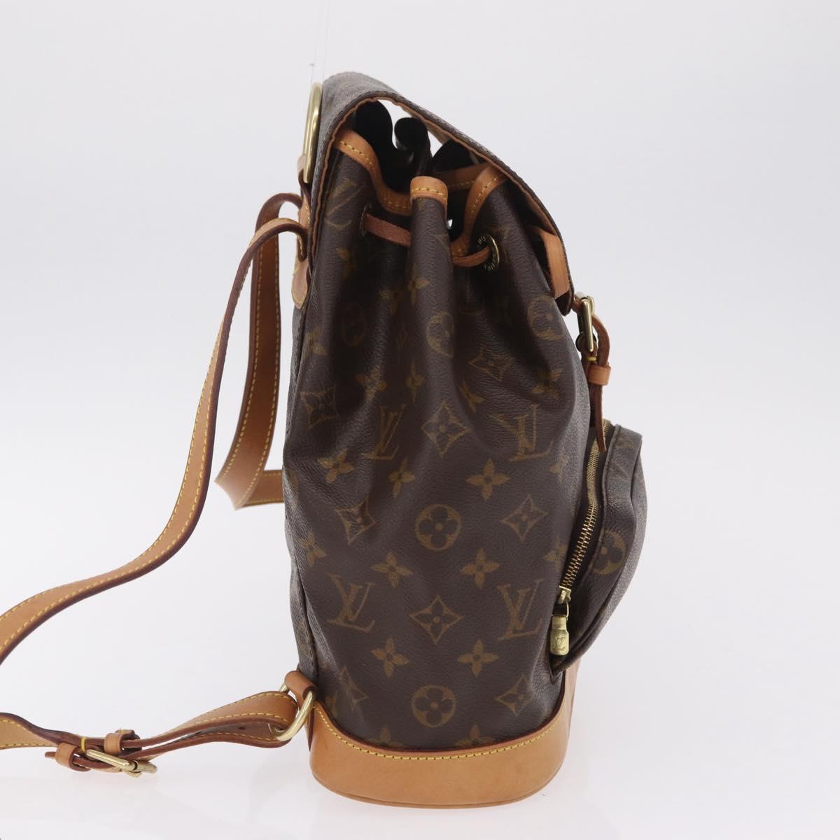 LOUIS VUITTON Monogram Montsouris MM Backpack M51136 LV Auth ka6809A