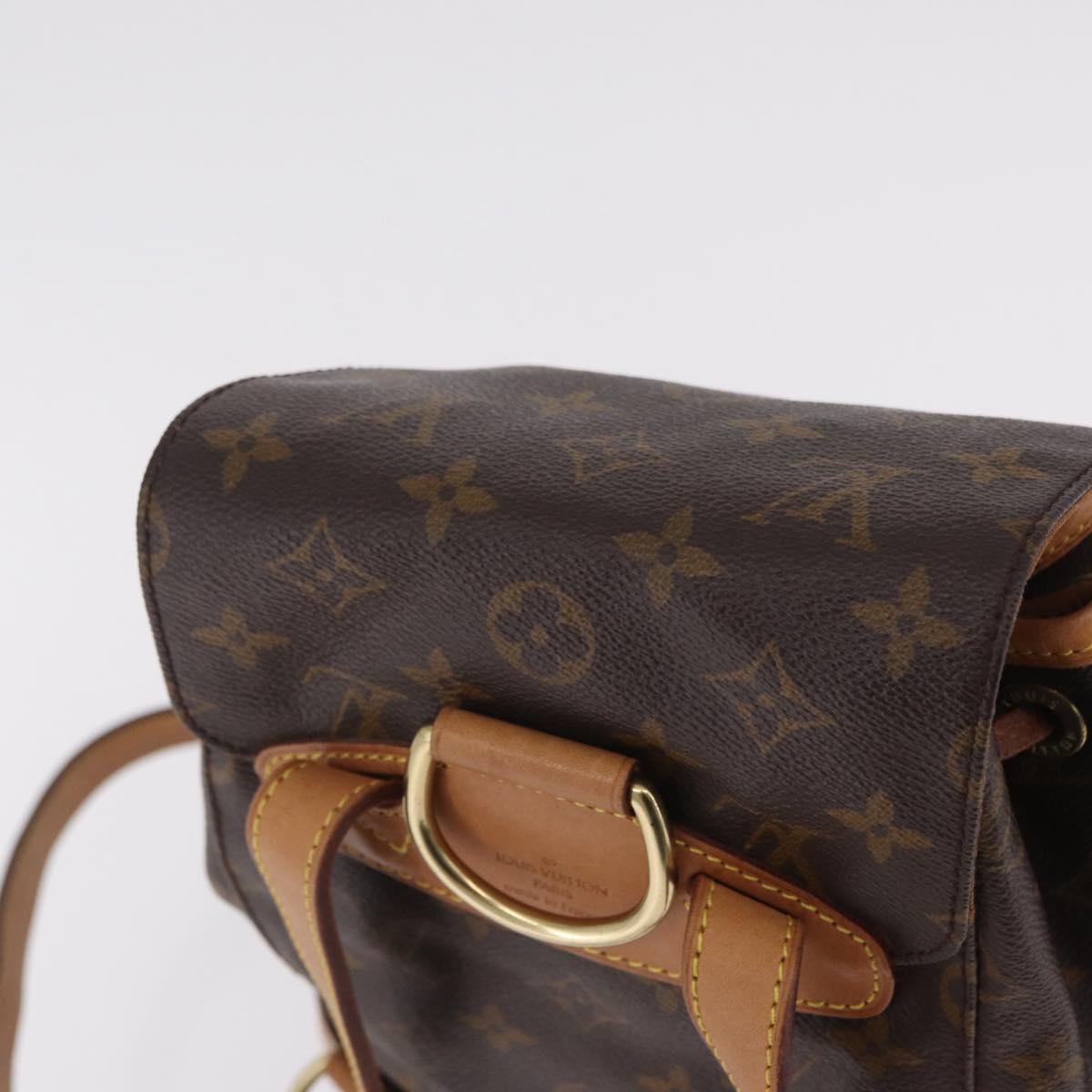 LOUIS VUITTON Monogram Montsouris MM Backpack M51136 LV Auth ka6809A