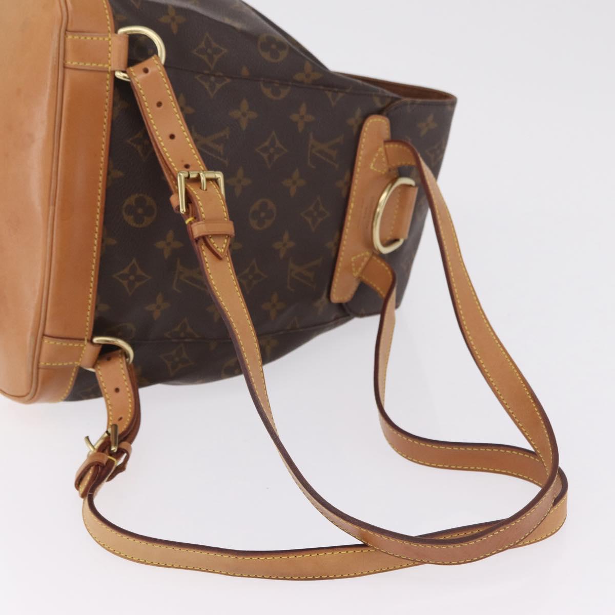 LOUIS VUITTON Monogram Montsouris MM Backpack M51136 LV Auth ka6809A