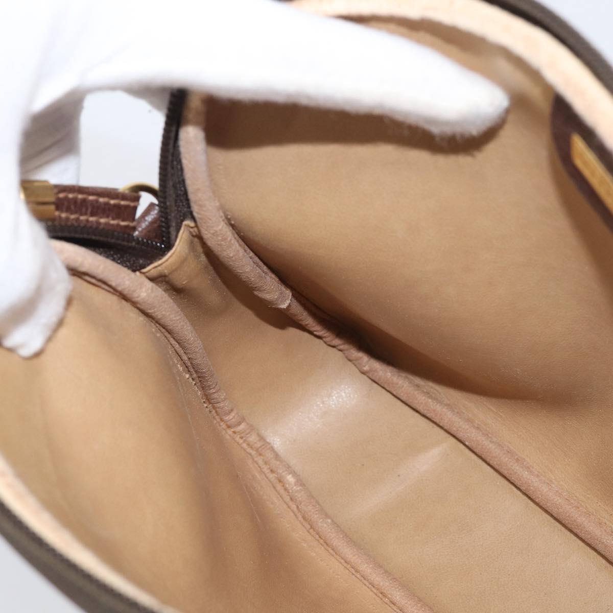 GUCCI GG Supreme Shoulder Bag PVC Beige Gold 007 115 6428 4002 Auth ka6811A