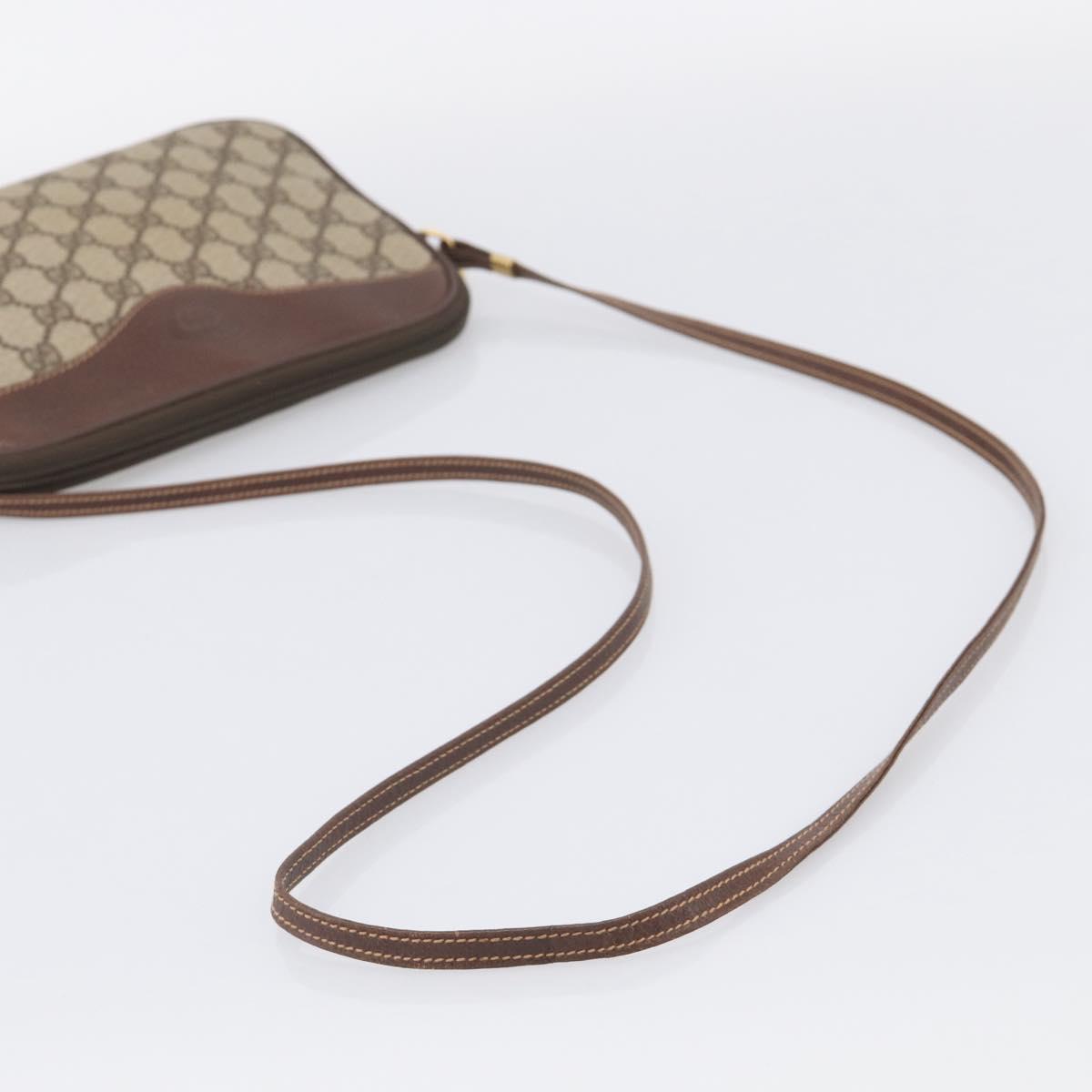 GUCCI GG Supreme Shoulder Bag PVC Beige Gold 007 115 6428 4002 Auth ka6811A