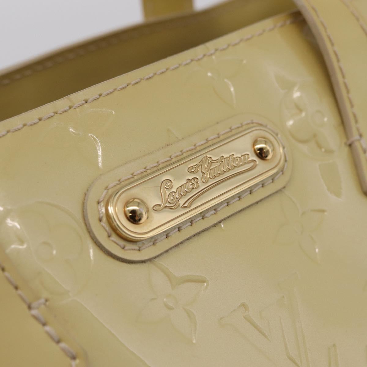 LOUIS VUITTON Monogram Vernis Wilshire PM Bag Broncorail M91452 LV Auth ka6815