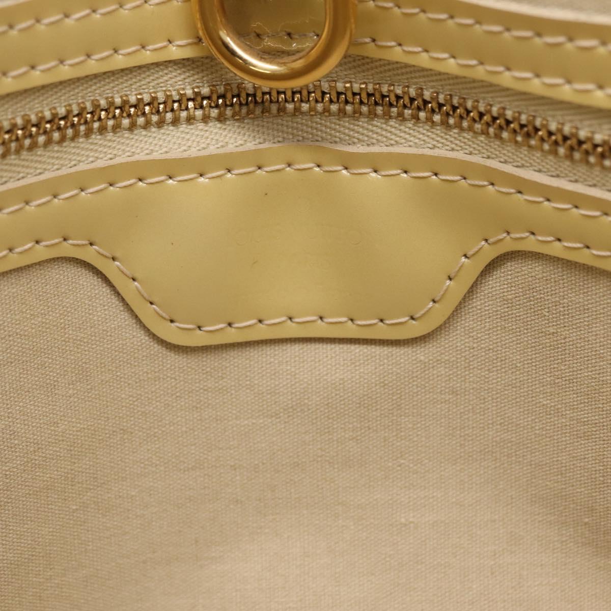 LOUIS VUITTON Monogram Vernis Wilshire PM Bag Broncorail M91452 LV Auth ka6815
