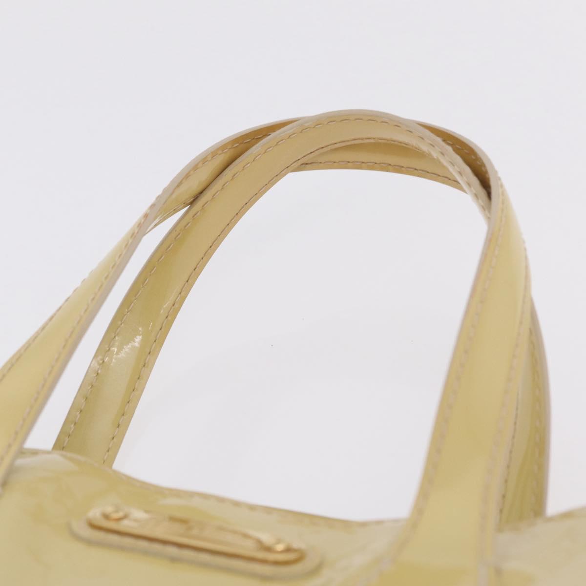 LOUIS VUITTON Monogram Vernis Wilshire PM Bag Broncorail M91452 LV Auth ka6815