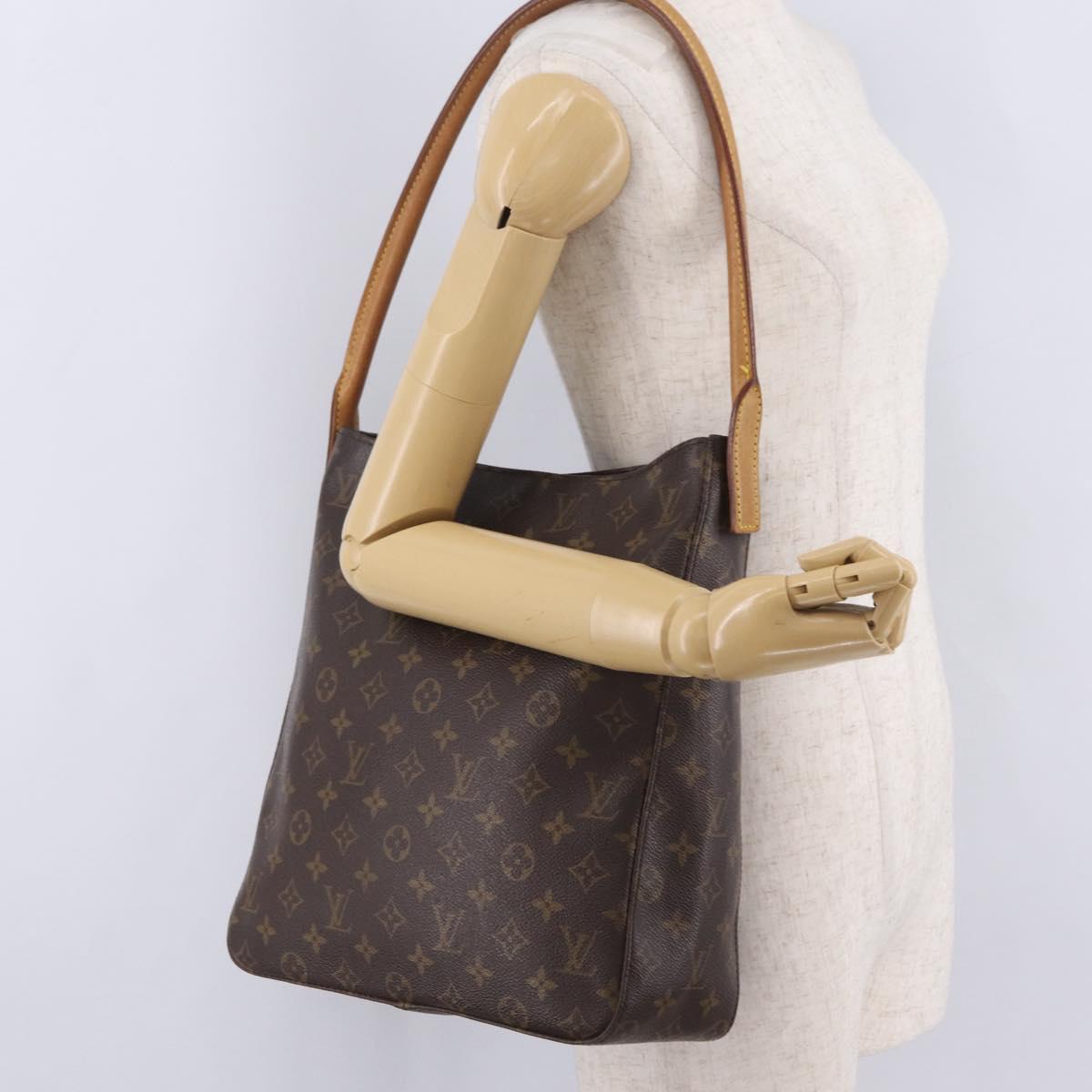 LOUIS VUITTON Monogram Looping GM Shoulder Bag M51145 LV Auth ka6816