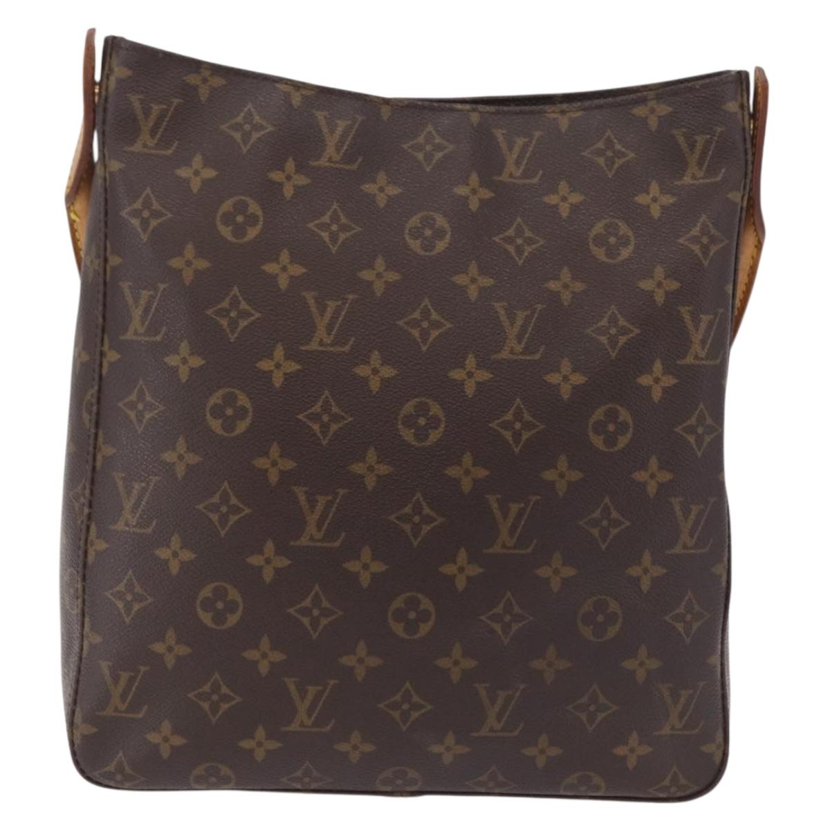 LOUIS VUITTON Monogram Looping GM Shoulder Bag M51145 LV Auth ka6816