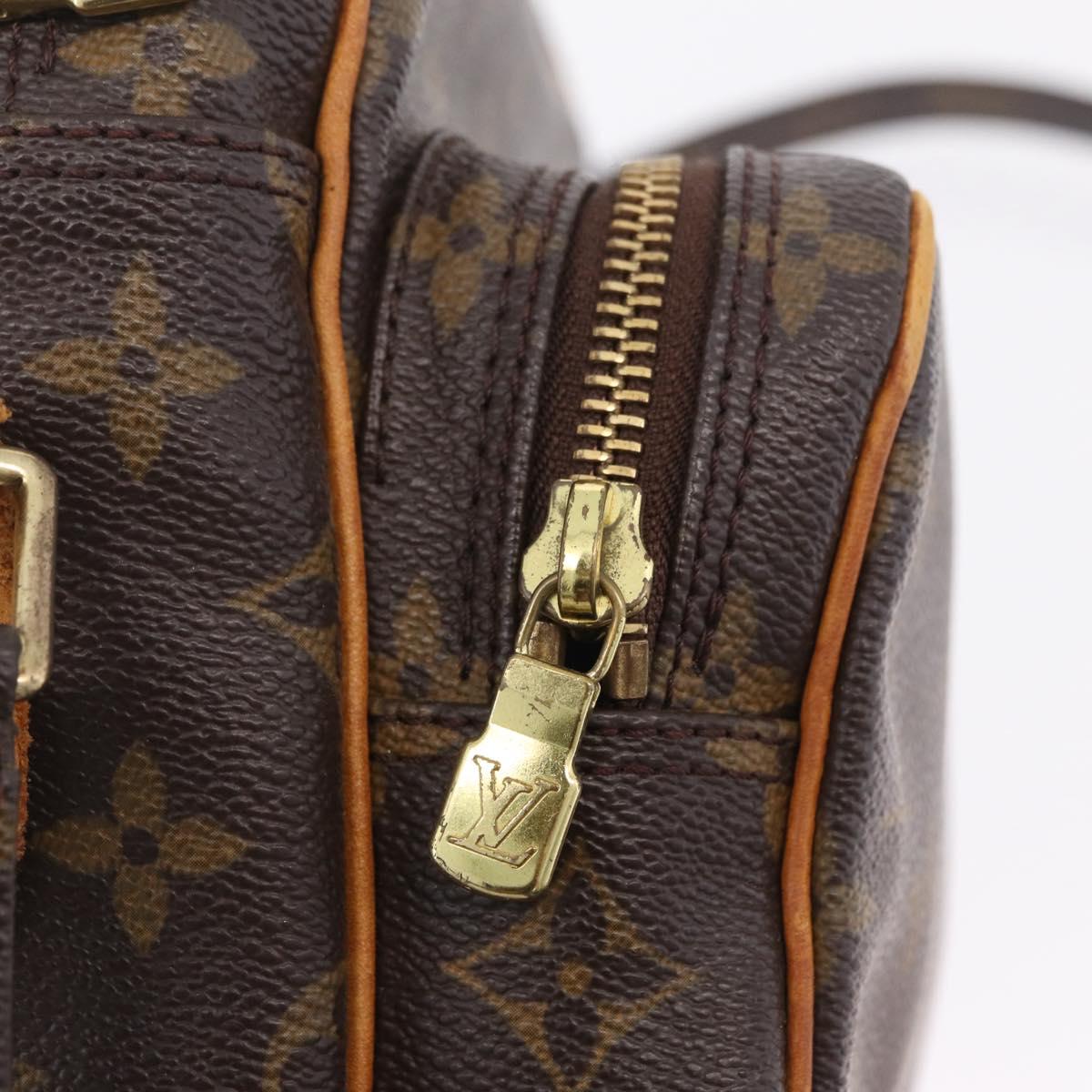 LOUIS VUITTON Monogram Nile Shoulder Bag M45244 LV Auth ka6818