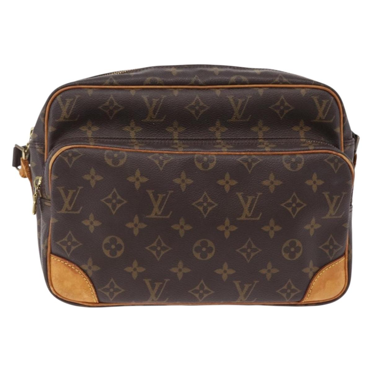 LOUIS VUITTON Monogram Nile Shoulder Bag M45244 LV Auth ka6818