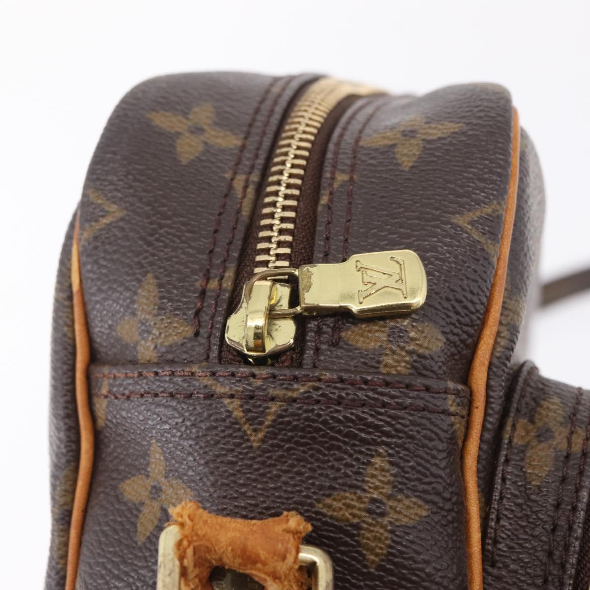 LOUIS VUITTON Monogram Nile Shoulder Bag M45244 LV Auth ka6818