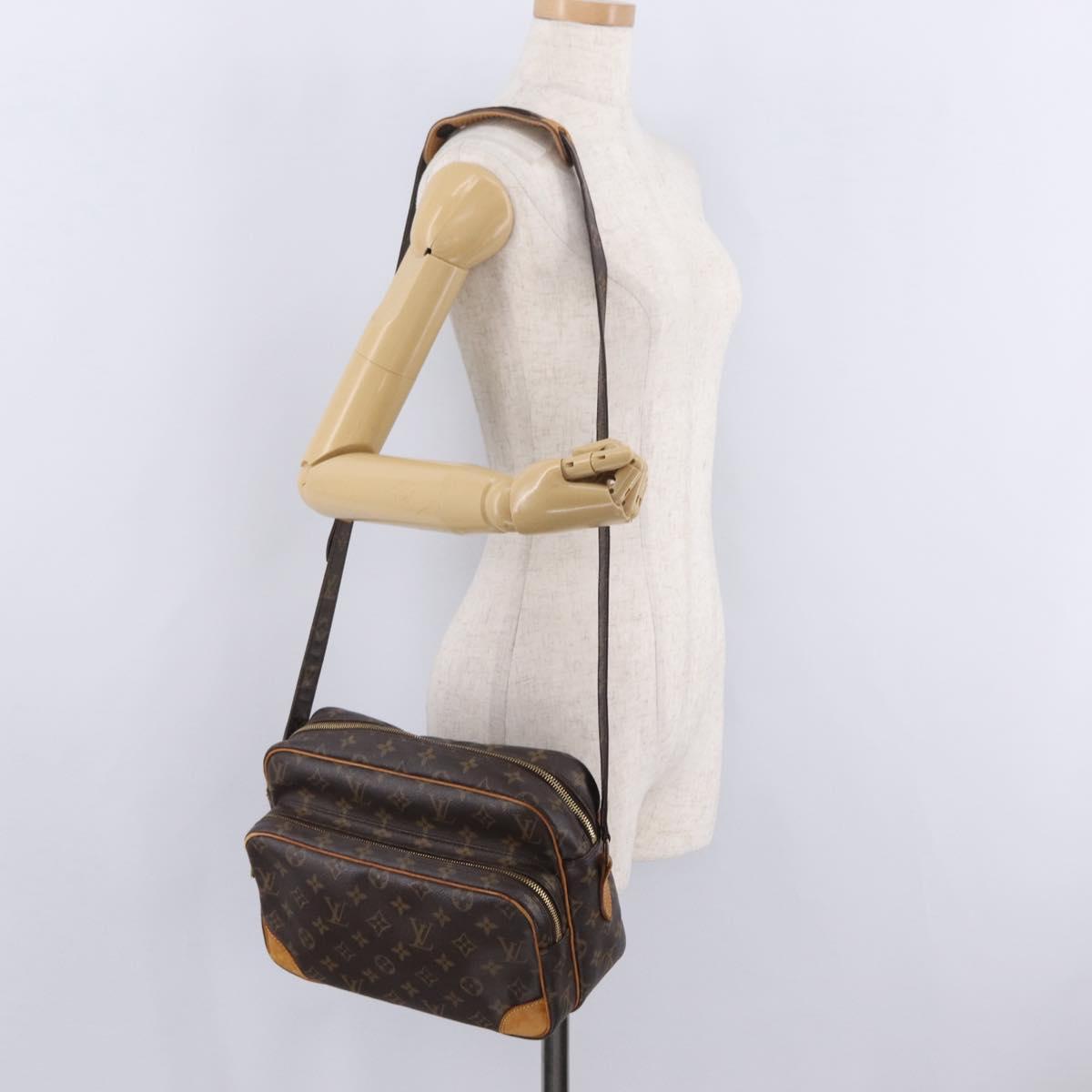 LOUIS VUITTON Monogram Nile Shoulder Bag M45244 LV Auth ka6818