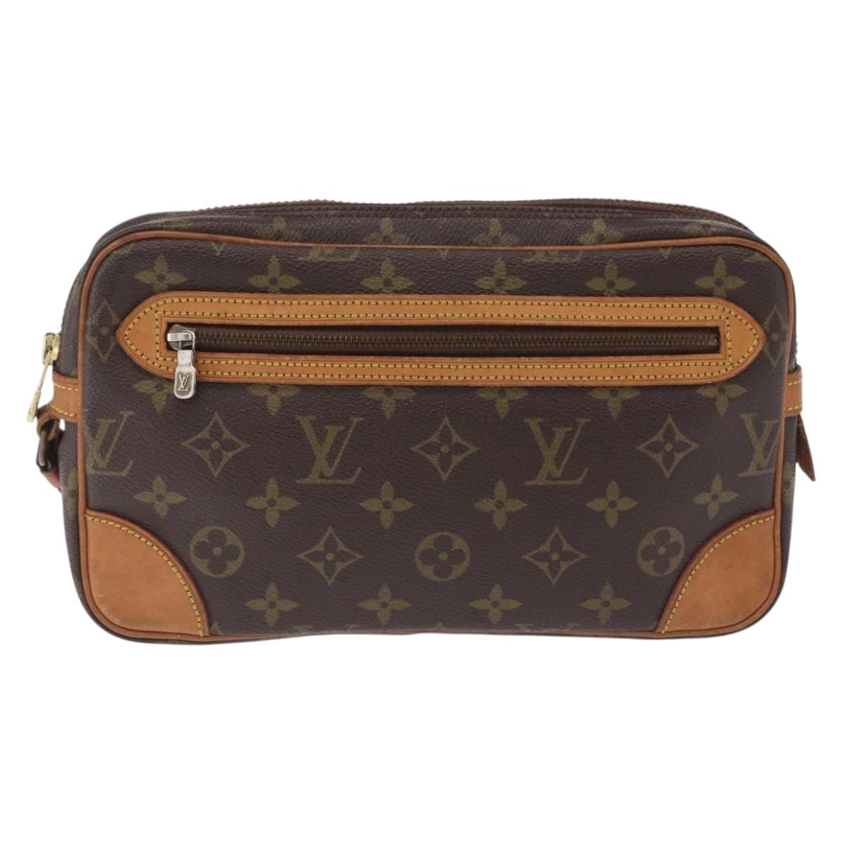 LOUIS VUITTON Monogram Marly Dragonne GM Clutch Bag M51825 LV Auth ka6819