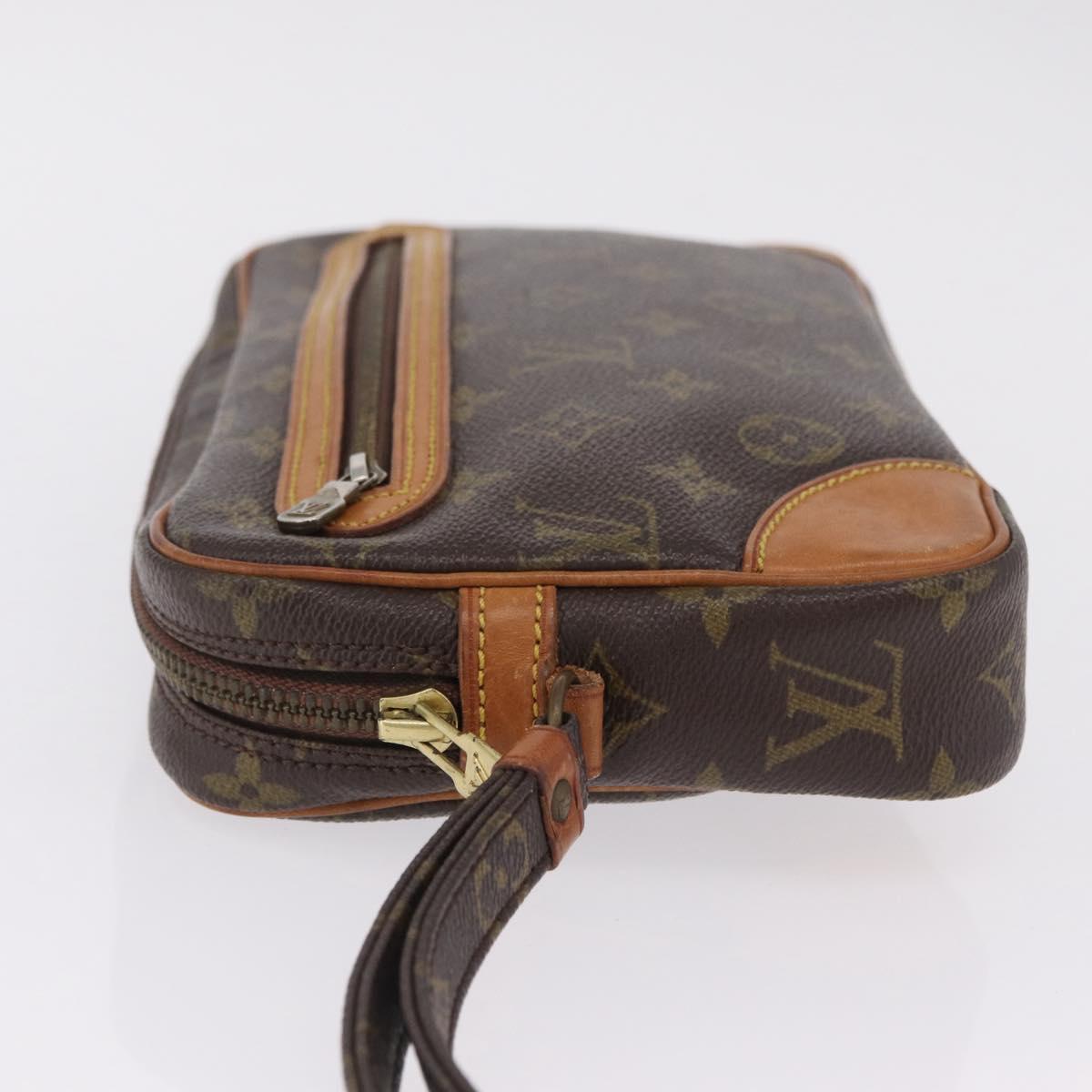 LOUIS VUITTON Monogram Marly Dragonne GM Clutch Bag M51825 LV Auth ka6819