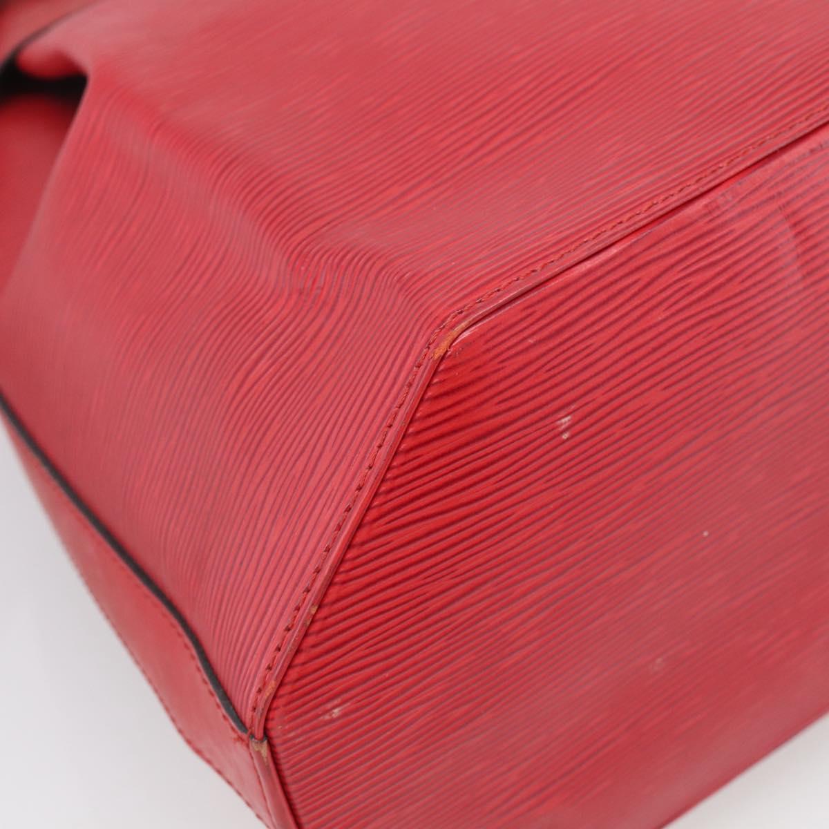 LOUIS VUITTON Epi Sac Depaule PM Shoulder Bag Red M80207 LV Auth ka6820