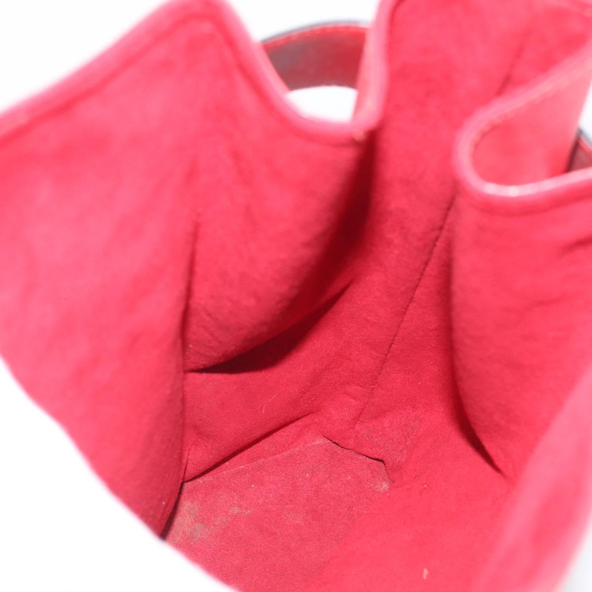 LOUIS VUITTON Epi Sac Depaule PM Shoulder Bag Red M80207 LV Auth ka6820