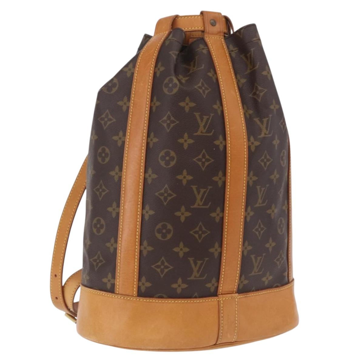 LOUIS VUITTON Monogram Randonnee PM Shoulder Bag M42243 LV Auth ka6821