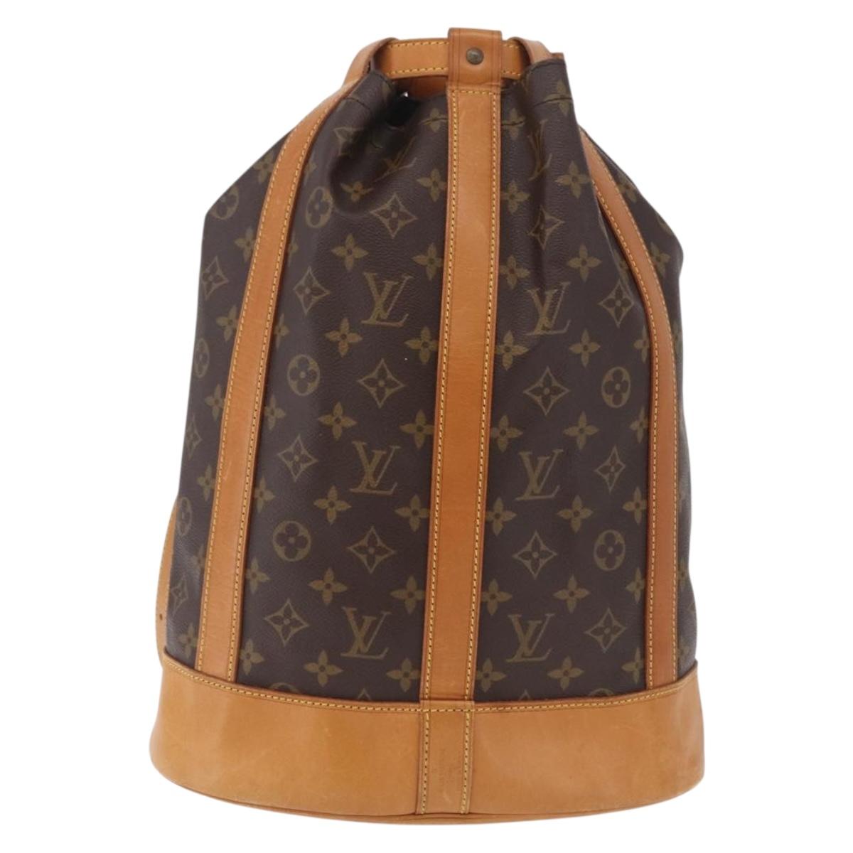 LOUIS VUITTON Monogram Randonnee PM Shoulder Bag M42243 LV Auth ka6821