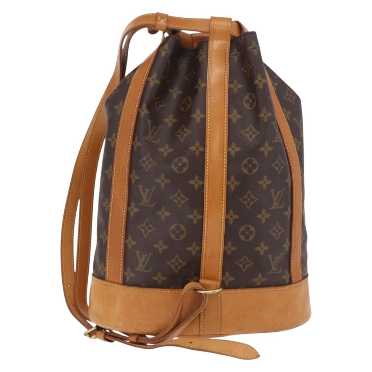 LOUIS VUITTON Monogram Randonnee PM Shoulder Bag M42243 LV Auth ka6821
