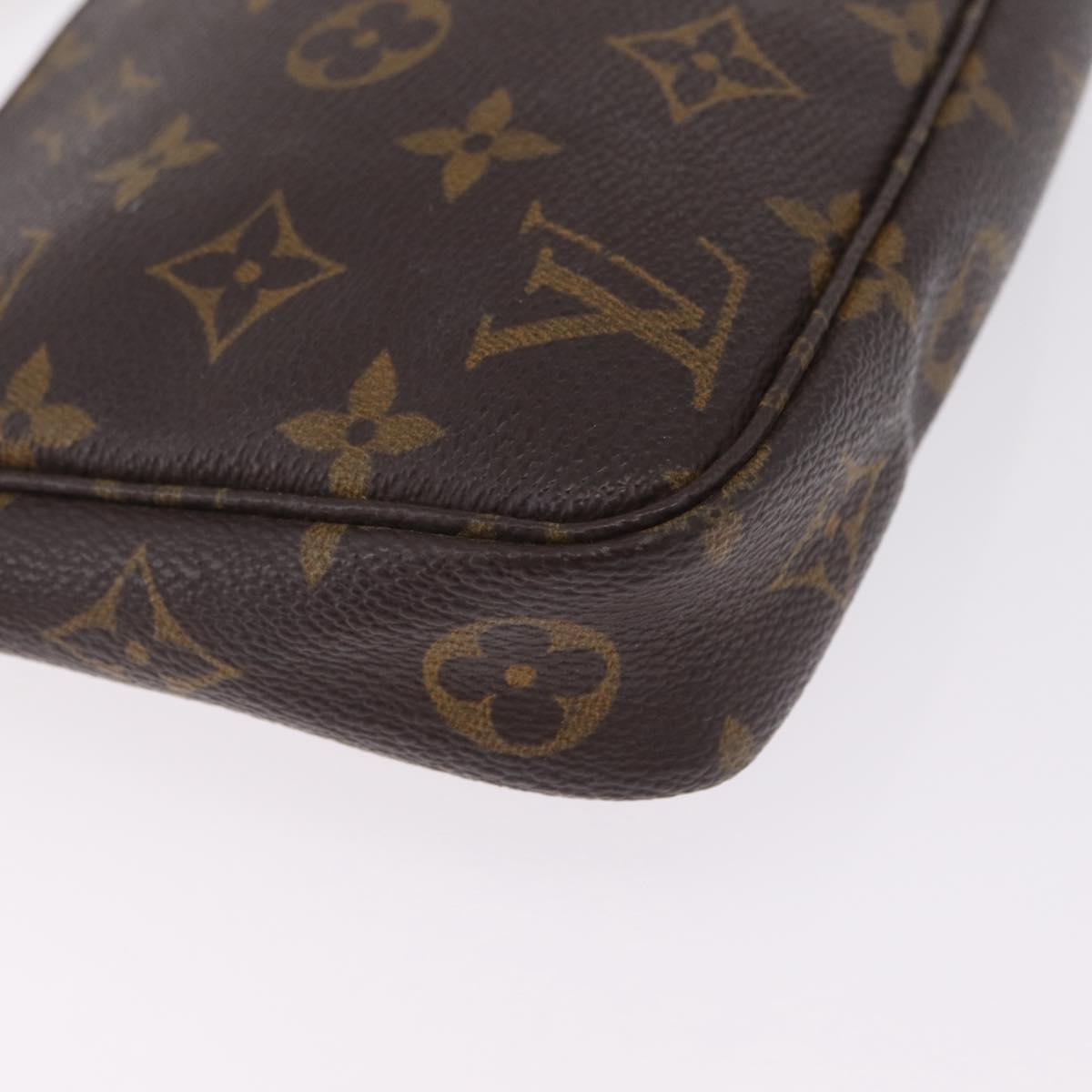 LOUIS VUITTON Monogram Pochette Accessoires Pouch M51980 LV Auth ka6825